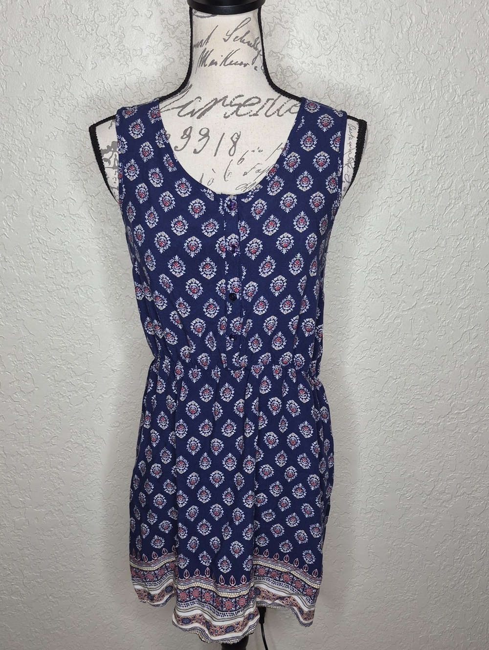 Olive & Oak Petite Multicolored Sleeveless Dress Size PM
